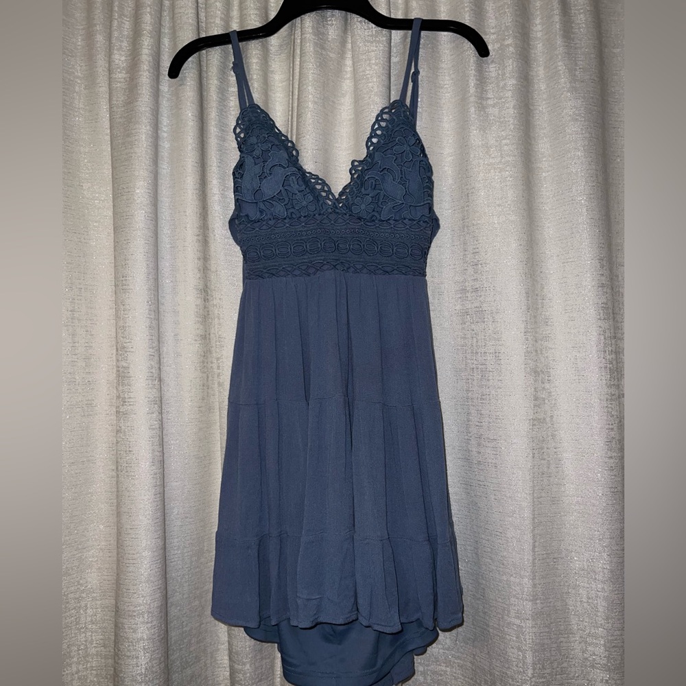 Blue Mini Dress